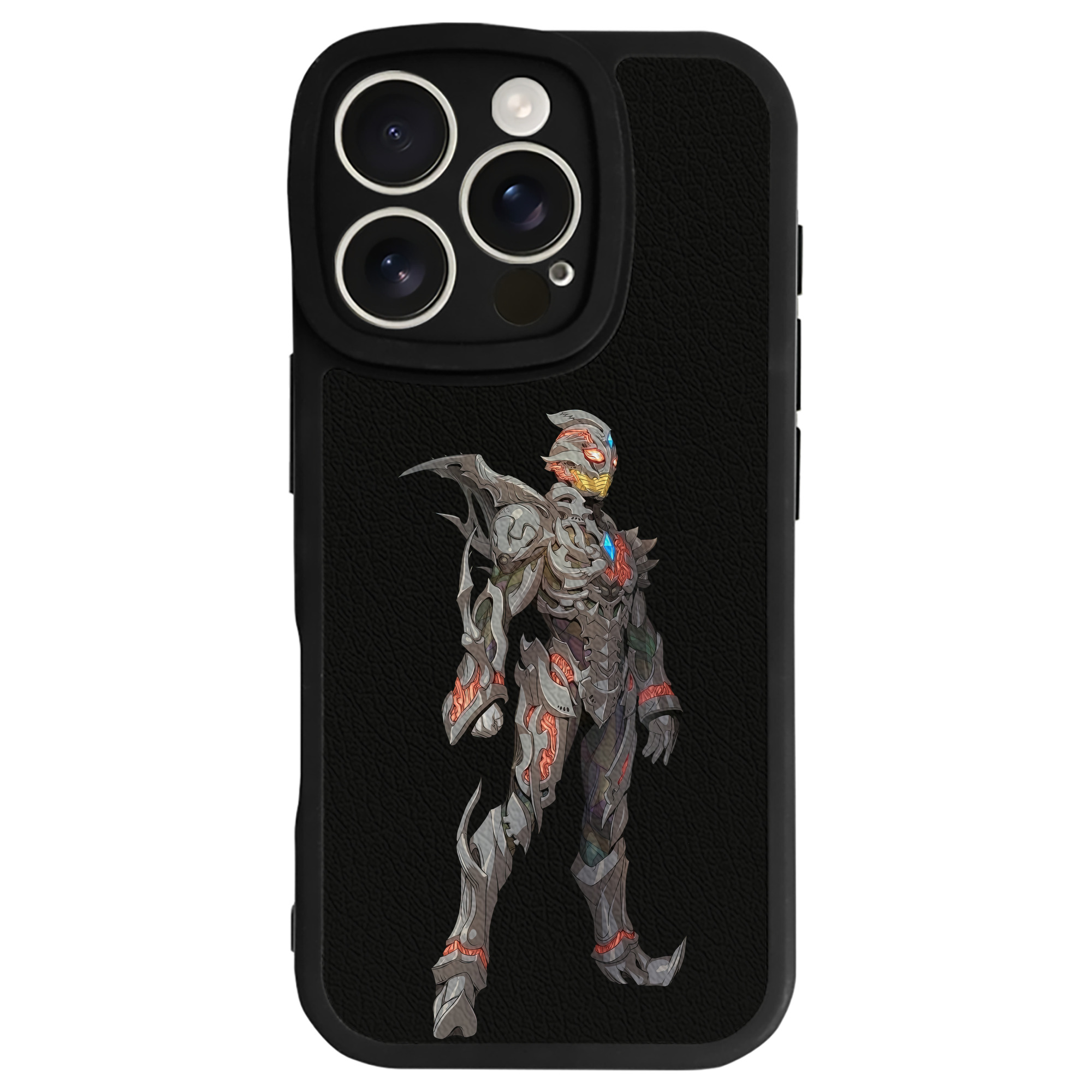 （画像用） ウルトラマン Ultraman 【iPhone 16シリーズ対応】シリコンスマホケース（レザー調） 材質：シリコン
